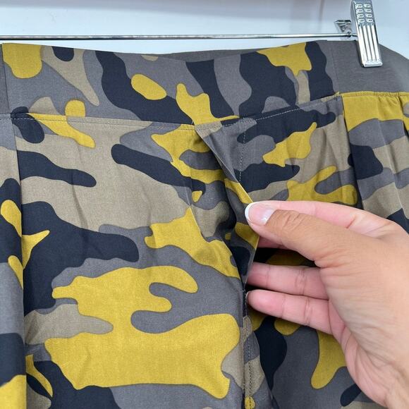 ATM Anthony Thomas Melillo Silk Camo Jogger High Waisted Pleated Pant Women’s XL - Picture 8 of 10